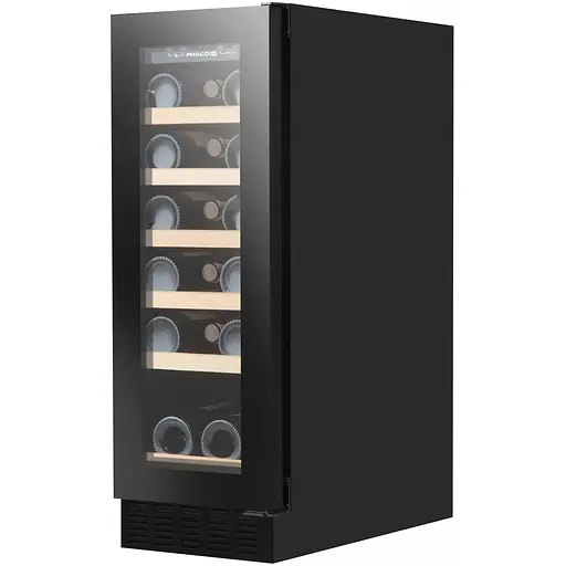 Philco Холодильник для вина, 81х30х57, холод.отд.-58л, зон – 1, танец-19, диспл, подсветка, черный