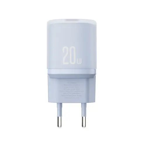 Мережевий зарядний пристрій XO L143(EU) PD20W Single USB-C Charger Синій - фото 3