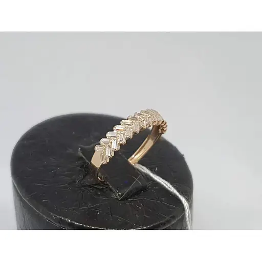 Золоте кільце Favoritum з фіанітами. 111183 17.5 - фото 2