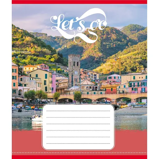 Зошит учнівський "Гоу" Leader 036-580075L-4 в лінію, 36 аркушів - фото 1