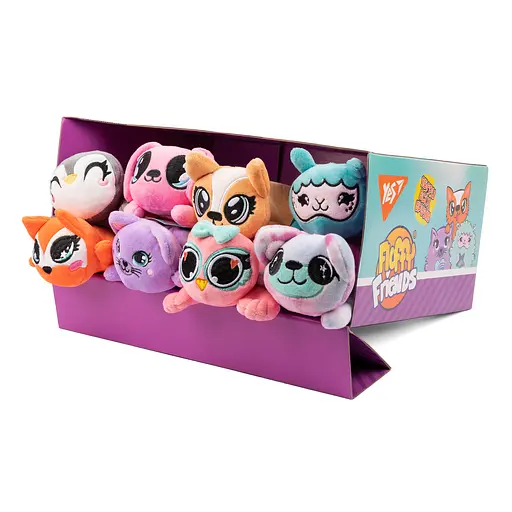 Школьный пенал Yes Fluffy Friends - микс 8 шт. - фото 2