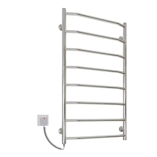 Електрична Сушарка для рушників Kosser Трапеція 1000x600/8 EL регла. ДТ20EL, Хром, Ліве - фото 1