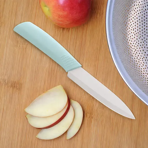 Керамический нож для овощей и фруктов 24 см Бирюзовый 87842 - фото 7