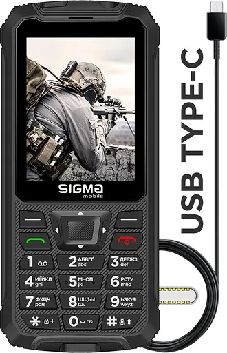 Мобільний телефон Sigma Mobile X-treme PR68 Type-C Black (4827798122419) - фото 6