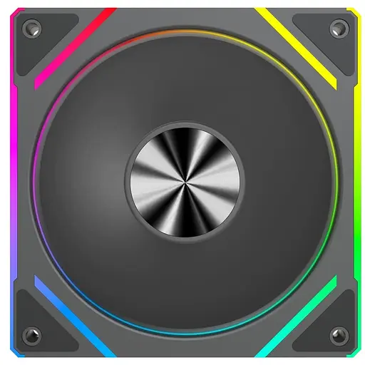 Вентилятор Coolmoon 120мм CM-7PRO-B-R Reverse (CM-7PRO-B-R) Black - фото 2