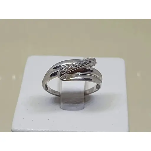 Срібне кільце Tango з алмазною гранню. Артикул 310175С 17,5 - фото 4