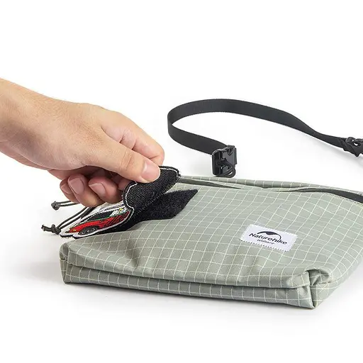 Сумка на плечо Naturehike NH20BB204 3л (Светло-серый) - фото 3