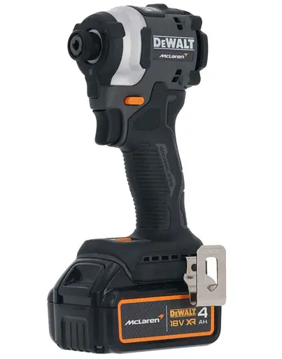 Шуруповерт ударный DeWalt McLaren F1 Team Limited Edition с АКБ и ЗУ DCF85MM2T - фото 2