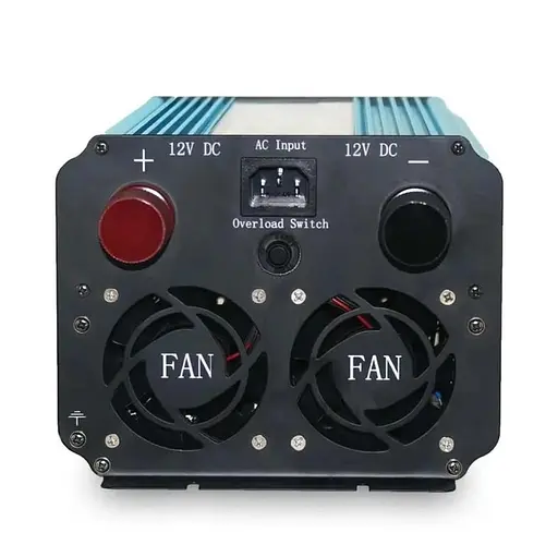 Преобразователь напряжения Power Inverter Wimpex WX-7100 UPS с зарядкой инвертор чистая синусоида LED дисплей 12 Вт 220 Вт Синий 7000 Вт - фото 5