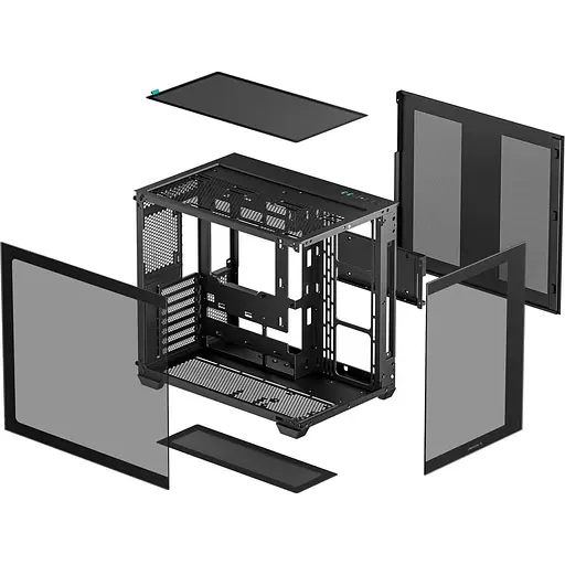 Корпус Deepcool CG530 Tempered Glass Black (R-CG530-BKNDA0-G-1) Без БП - фото 8
