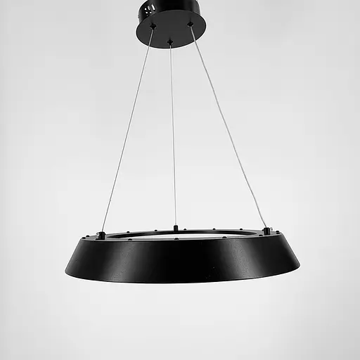 LED светильник круглый подвесной в черном корпусе Line.F 1015-500 P BK - фото 7