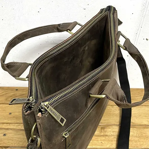 Сумка шкіряна для ноутбука Tarwa 41х28х3 см nsa0001165 - фото 7