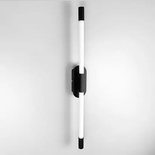 Настінний чорний світильник Phobos Line F довжина 60 см Арт. WB5/600 BK - фото 9