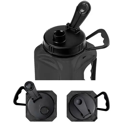 Бутылка IronFlex Water Jug Gallon 2.4 л Black - фото 4