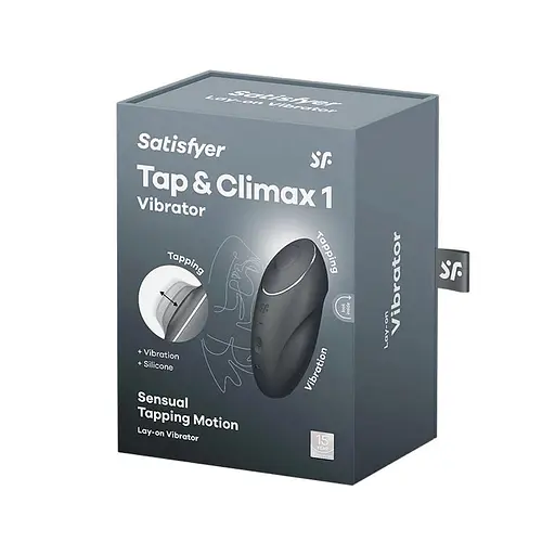Вібратор для клітора Satisfyer Tap Climax 1 11 см чорний - фото 8