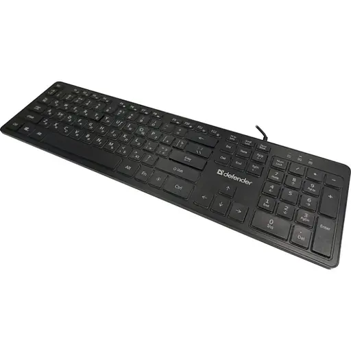 Клавіатура Defender Balance LQ LED USB UA Black (450790) - фото 3