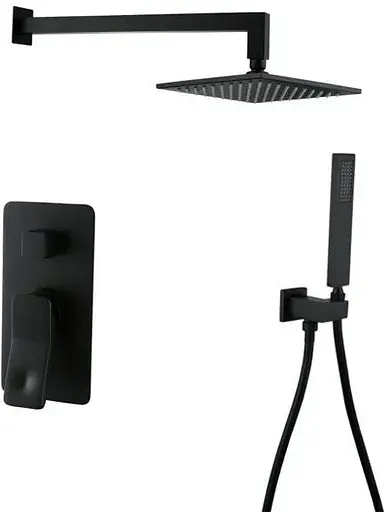 Душевая система Asignatura Unique черная (85507902) - фото 1