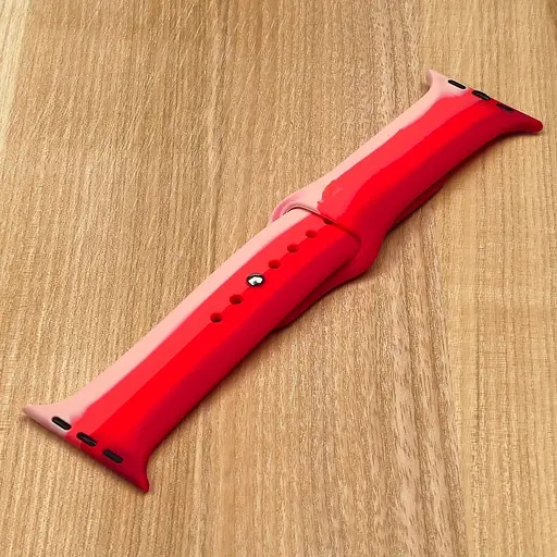 Ремешок силиконовый Rainbow для Apple Watch Sport Band 42/44 мм цвет 08 размер L - фото 2