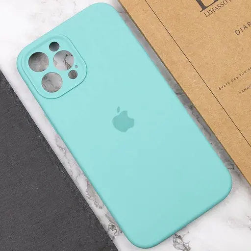 Чохол Epik Silicone Case Full Camera Protective AA для Apple iPhone 12 Pro 6.1 Бірюзовий/Marine Green - фото 6
