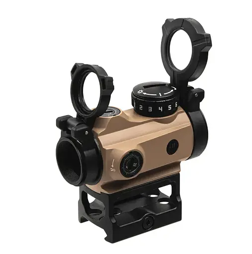 Прицел коллиматорный Sig Sauer Optics Romeo MSR 1x20мм 2 MOA  Red Dot FDE - фото 5