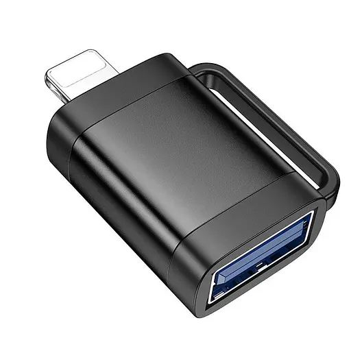 OTG переходник Hoco UA31A Lightning male to USB female - фото 4