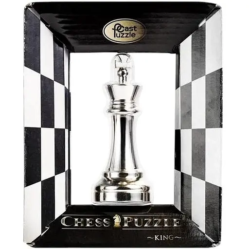 Головоломка Cast Puzzle Cast Chess King silver Шахматный Король 473686 - фото 2