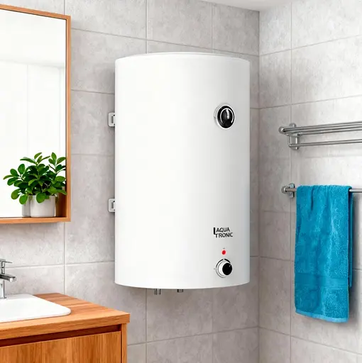 Водонагреватель электрический Aquatronic, 1500 Вт, мокрый ТЭН, 30 л универсальный, цилиндрический, белый (Round W303815 B4) - фото 12