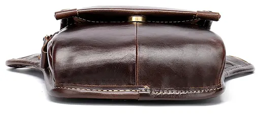 Кожаная барсетка мужская Vintage 16х12х3,5 см acs0014742 - фото 6