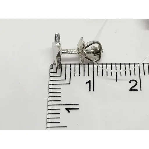 Серебряные пуссеты Qvaliz. 902-01086 - фото 4