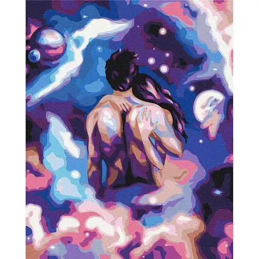 Картина за номерами Космічна романтика Brushme 40x50 см кольорова 000278160
