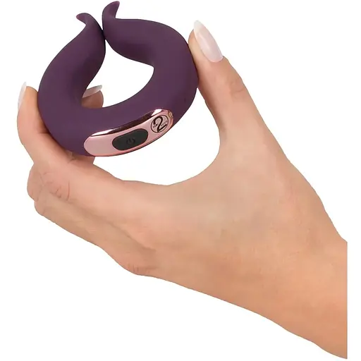 Ерекційне кільце Couples Choice 8.7 см фіолетове - фото 7