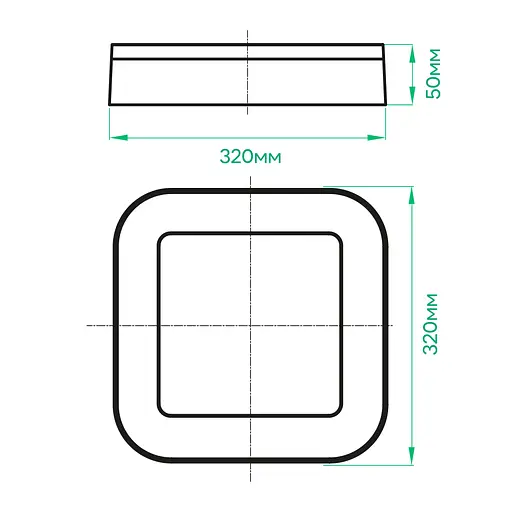 Світлодіодний накладний світильник Ardero AL3007-SW 30Вт 5000K білий - фото 3