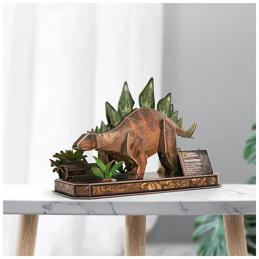 Пазл Cubic Fun 3D National Geographic Dino Стегозавр (DS1054h) - фото 3