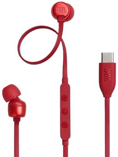 Гарнітура JBL TUNE 310C USB-C Red (JBLT310CRED) - фото 2