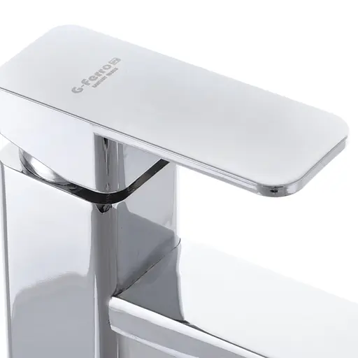 Смеситель для умывальника G-Ferro KUB-001 GF1296 Хром - фото 2