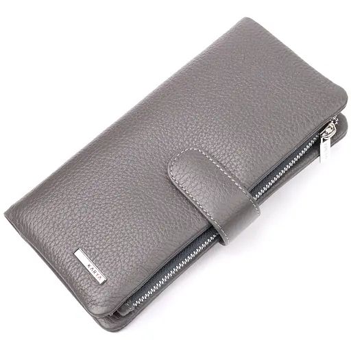 Женское кожаное портмоне KARYA 9.5х18.5х2 см acs0024049 - фото 1