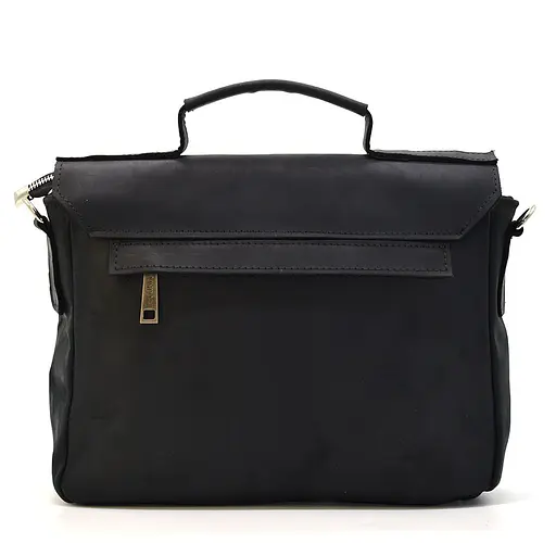 Чоловіча шкіряна сумка TARWA 32х25х7 см sum0025451 - фото 4