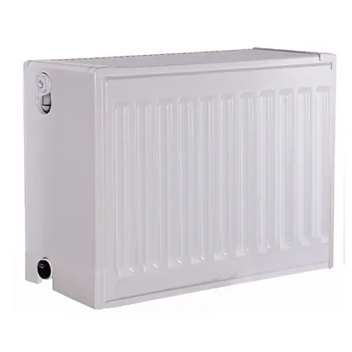 Радіатор сталевий панельний Kalite 33 низ/справа 300x400 (без INNER) 000015087, Білий - фото 1