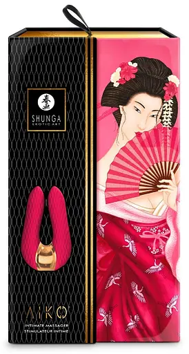 Вибратор Shunga Aiko Intimate 10.8 см фуксия - фото 2