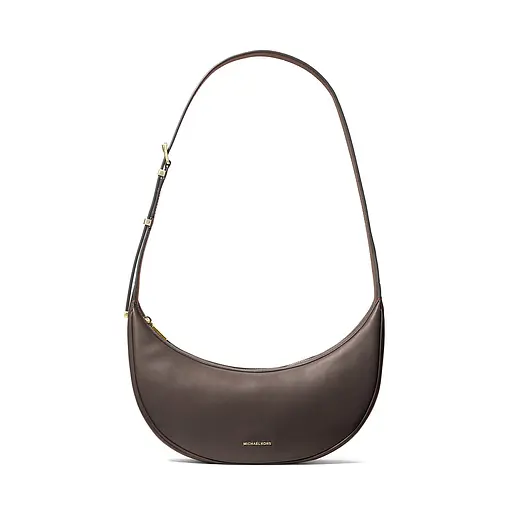 Женская сумка MICHAEL KORS Avra Medium Leather Crossbody Bag (CHOCOLATE)