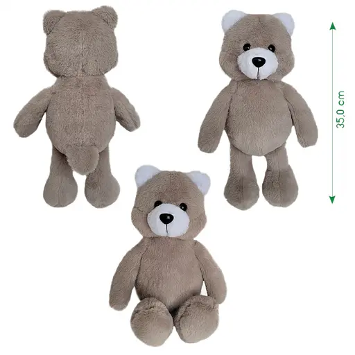 Іграшка м'яконабивна пухнастий Ведмедик Macik МС 080501-11 35 см - фото 2