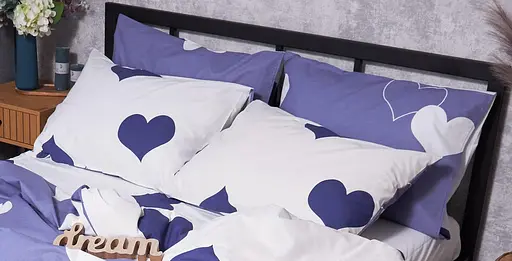 Набор наволочек Moon&Star Бязь Gold Люкс Royal Blue 60х60 см 2 шт - фото 2