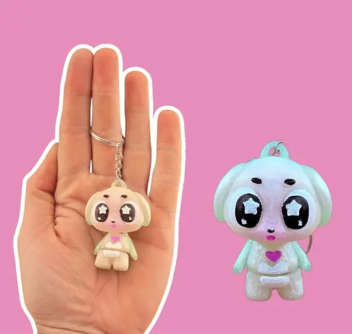 3D Іграшка Собачка, 5 см, рухлива, світиться у темряві - фото 2