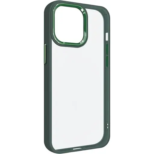 Чехол-накладка DK для Apple iPhone 12 Pro Max Composite Metal Edge (green)