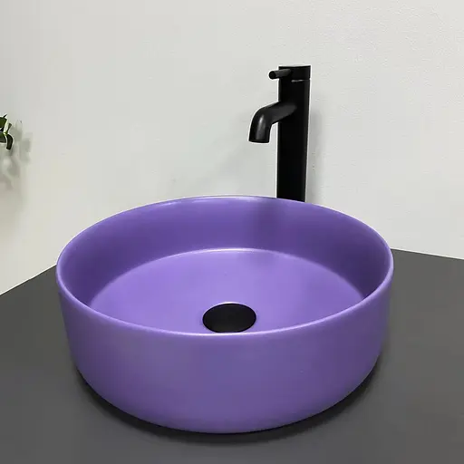 Умивальник VBI Prato lavender matt накладний VBI-011412, Синій - фото 1