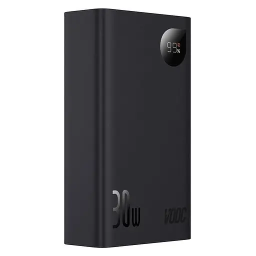 Портативний ЗП Power Bank Baseus Adaman2 Digital Display 30W VOOС OS 20000 mAh (PPAD050101) Black - фото 3