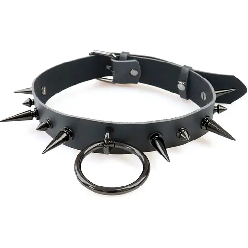 Чоловічий чокер з шипами Art of Sex - Archie LeaTher And Spikes