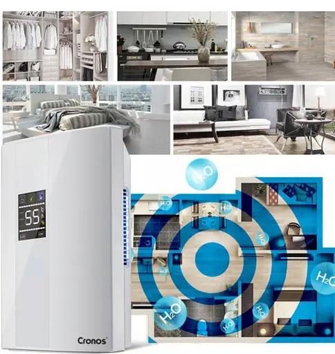 Осушувач повітря Cronos DH2000D 2L White з пультом - фото 6