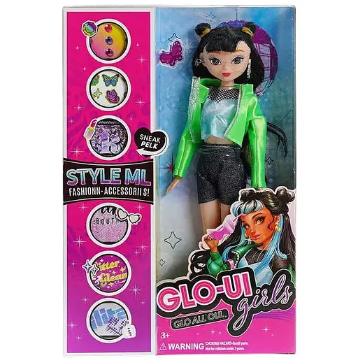 Кукла-модница Glo-ui girls, TK701, 29 см, аксессуары