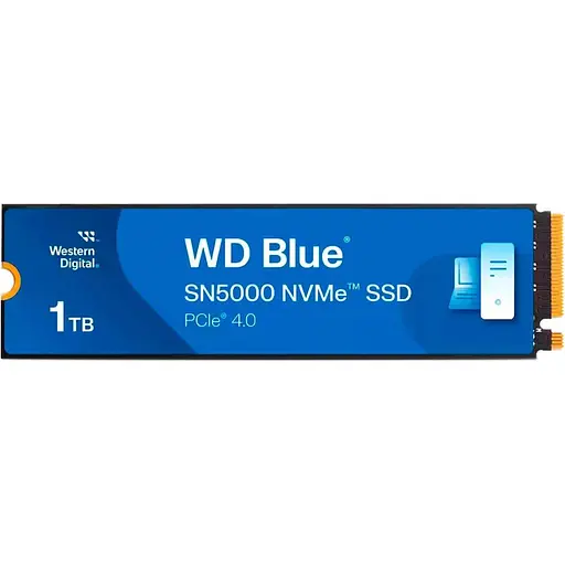Накопитель SSD Western Digital m.2 NVMe 1TB WD Blue SN5000 PCIe 4.0х4 (WDS100T4B0E-00CNZ0) - фото 1